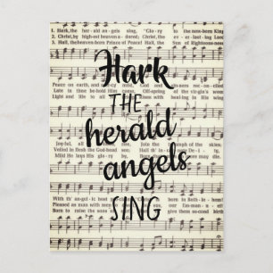 Carte Postale Hark, le chanteur des Herald Angels