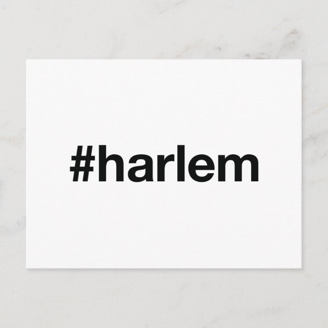 CARTE POSTALE HARLEM (Devant)