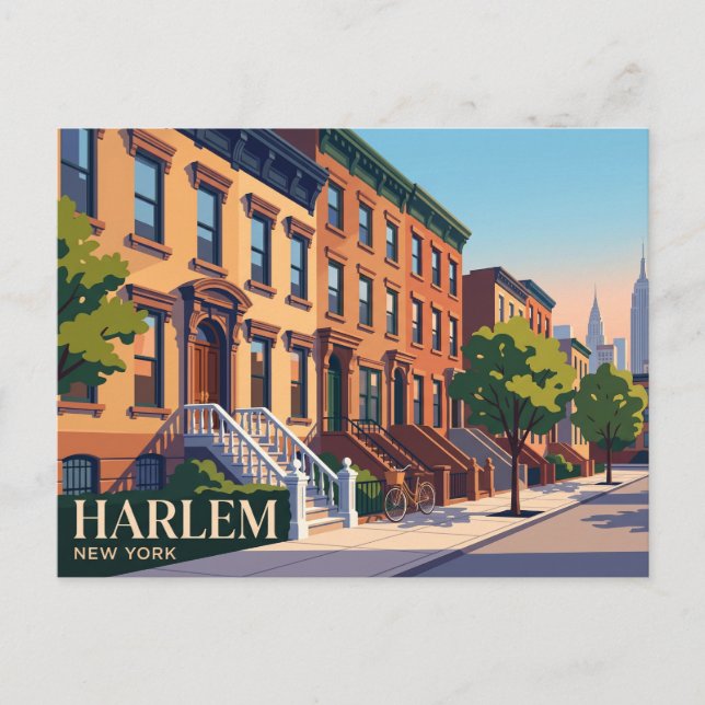Carte Postale Harlem New York (Devant)