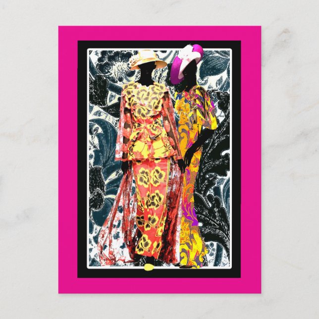 Carte Postale Harlem Renaissance 1920 Art déco (Devant)