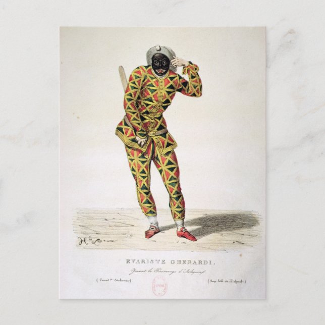 Carte Postale Harlequin (Devant)