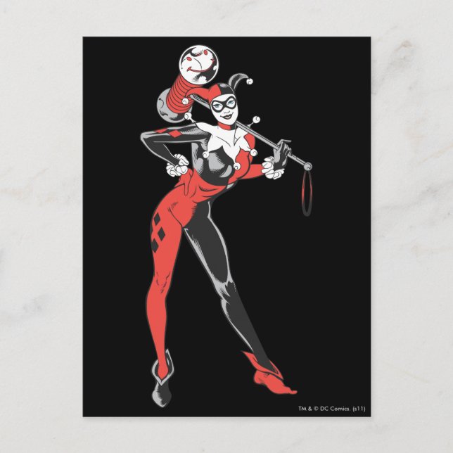 Carte Postale Harley Quinn 4 (Devant)