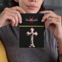 Harmonie contrastée : Croix blanche et rouge sur N