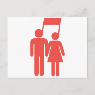 Carte Postale Harmonie dans la synchronisation