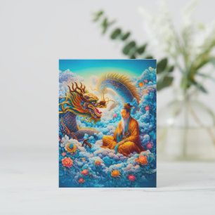 Carte Postale Harmonie Éternelle : La Bénédiction du Dragon