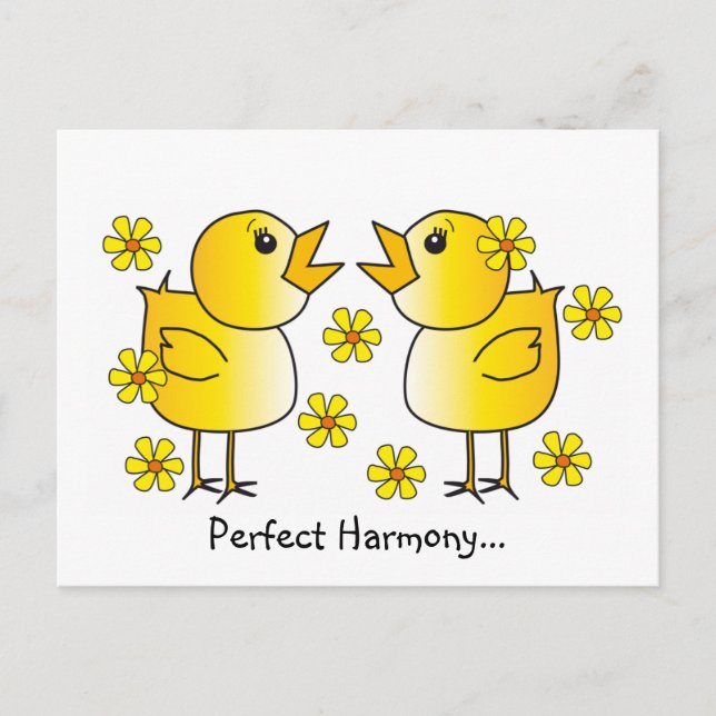 Carte postale Harmony parfaite (Devant)