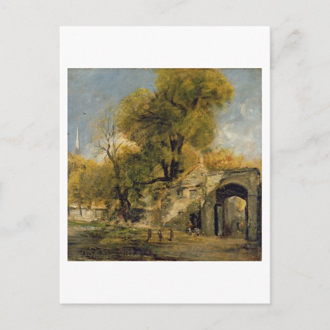 Carte Postale Harnham Gate, Salisbury, c.1820-21 (Devant)