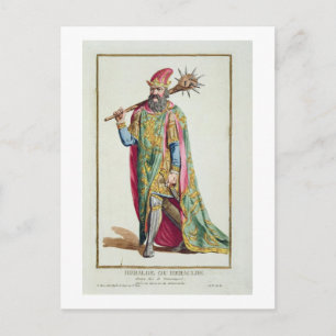 Carte Postale Harold, Roi du Danemark de 'Receuil des Estampes