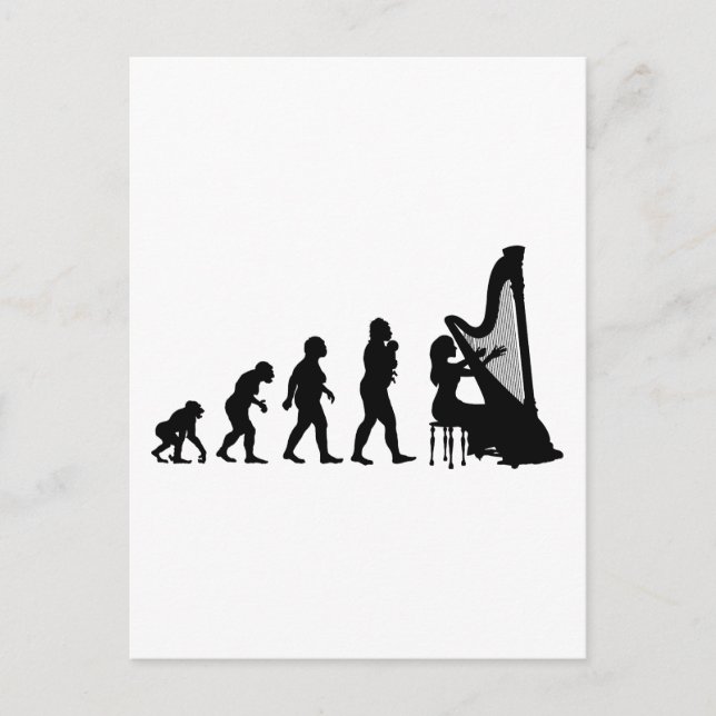 Carte Postale Harpe (Devant)