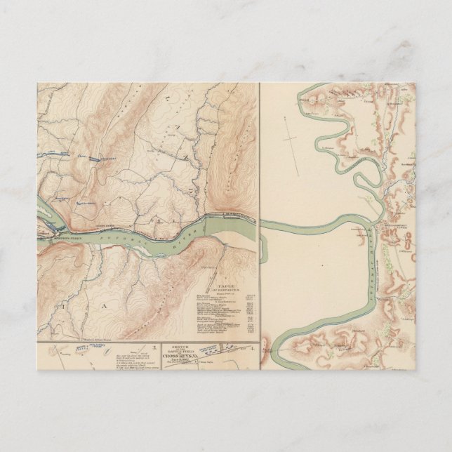 Carte Postale Harper's Ferry, Hagerstown, Funkstown (Devant)