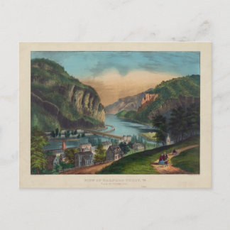 Carte Postale Harpers Ferry Jefferson County West Virginia 1859