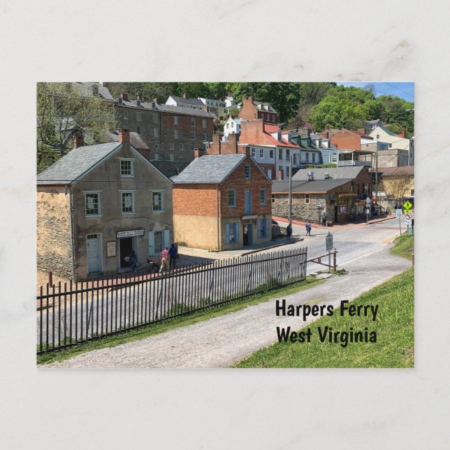 Carte Postale Harpers Ferry, Virginie-Occidentale (Devant)