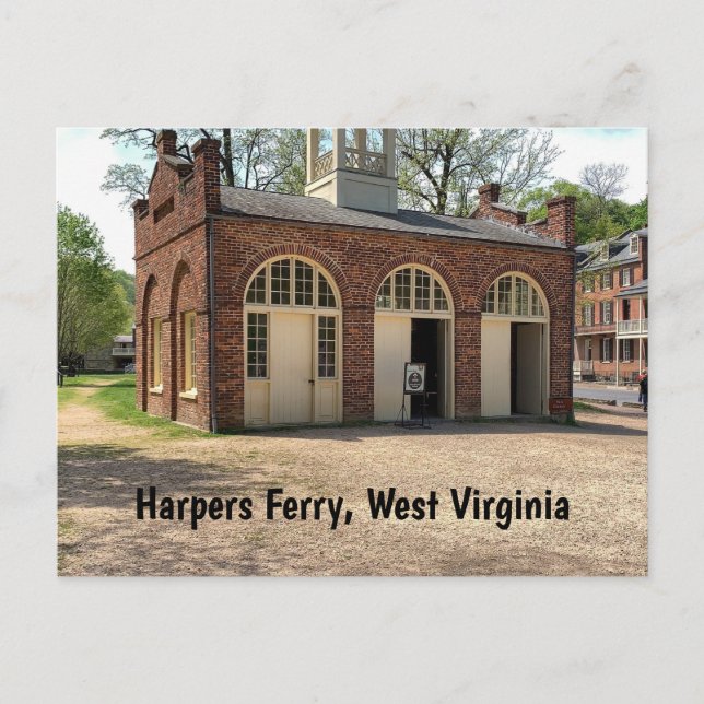 Carte Postale Harpers Ferry, Virginie-Occidentale (Devant)