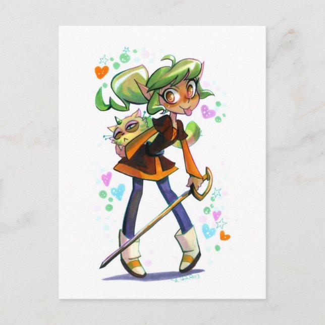 Carte Postale Harpy Gee (Devant)