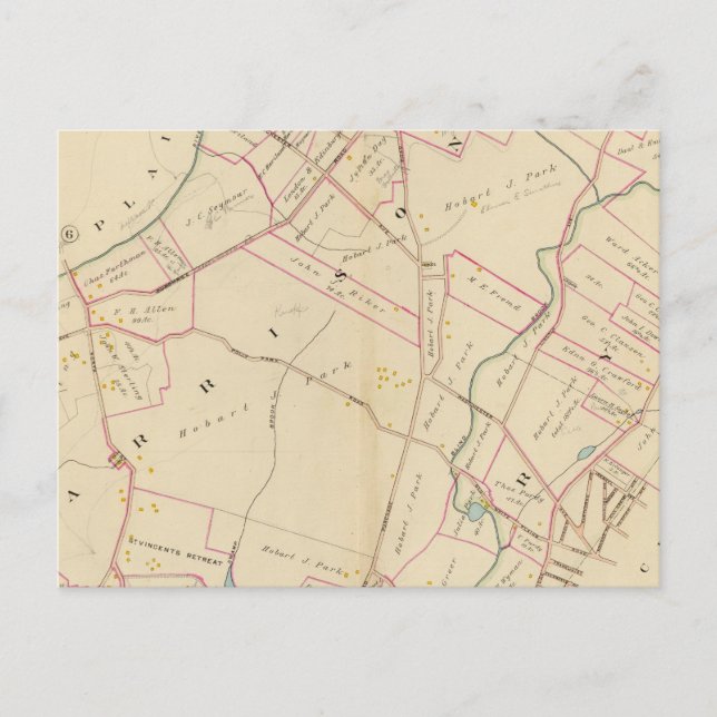Carte Postale Harrison, Rye, New York (Devant)