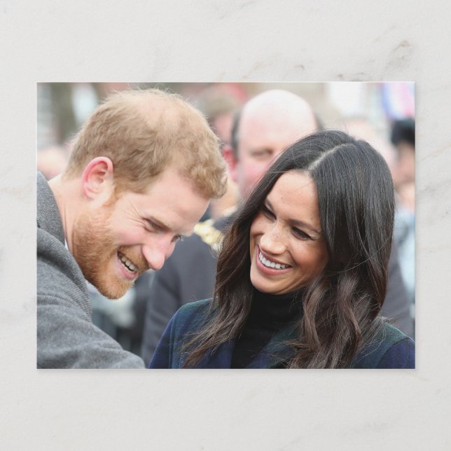 Carte Postale Harry et Meghan, duc et duchesse de Sussex (Devant)