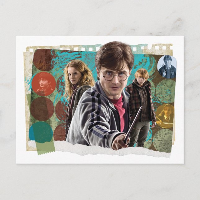 Carte Postale Harry, Hermione et Ron 1 (Devant)