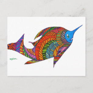 Carte postale Harry Herringbone Fish