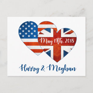 Carte Postale Harry & Meghan Mariage, 19 mai 2018