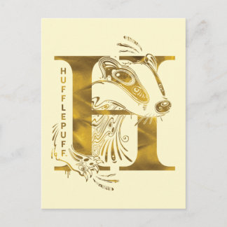 Carte Postale Harry Potter | Aguamenti HUFFLEPUFF™ Graphic
