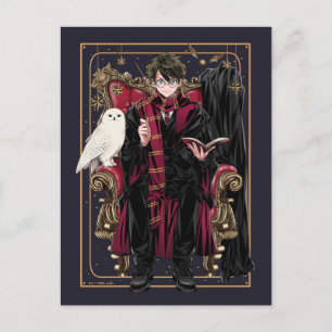 Carte Postale HARRY POTTER™   Anime HARRY POTTER™ assis