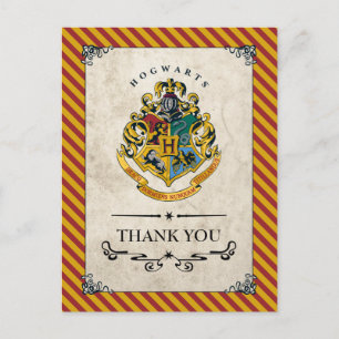 Carte Postale Harry Potter   Anniversaire Hogwarts Merci