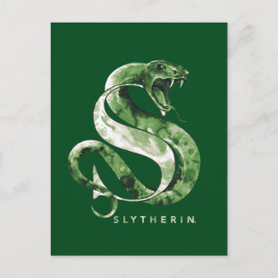 Carte Postale Harry Potter Aquarelle SLYTHERIN™