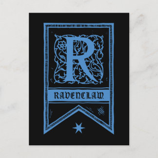 Carte Postale Harry Potter| Bannière du monogramme de Ravenclaw