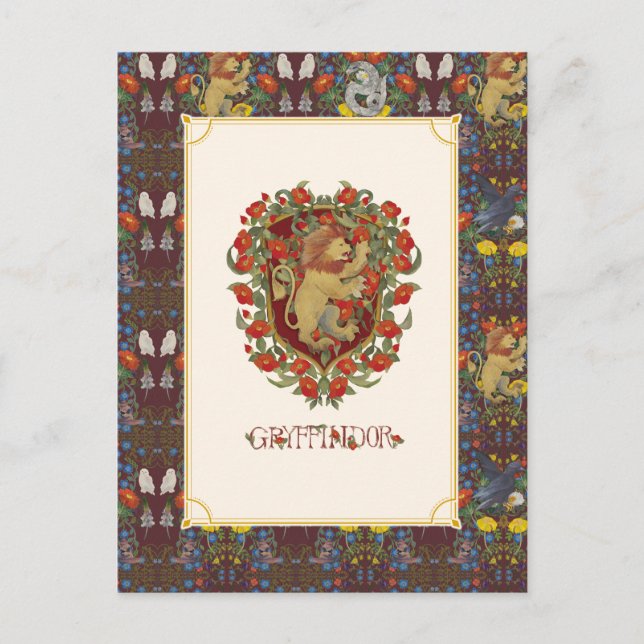 Carte Postale HARRY POTTER™ | Blason de GRYFFINDOR™ (Devant)