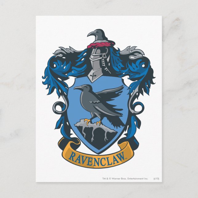 Carte Postale Harry Potter | Blason de la maison Serdaigle (Devant)