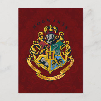 Carte Postale Harry Potter | Blason de Poudlard - Complet