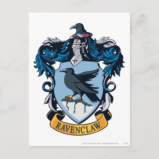 Carte Postale Harry Potter  | Blason gothique de Serdaigle (Devant)