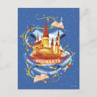 Carte Postale Harry Potter | Château de charme HOGWARTS™