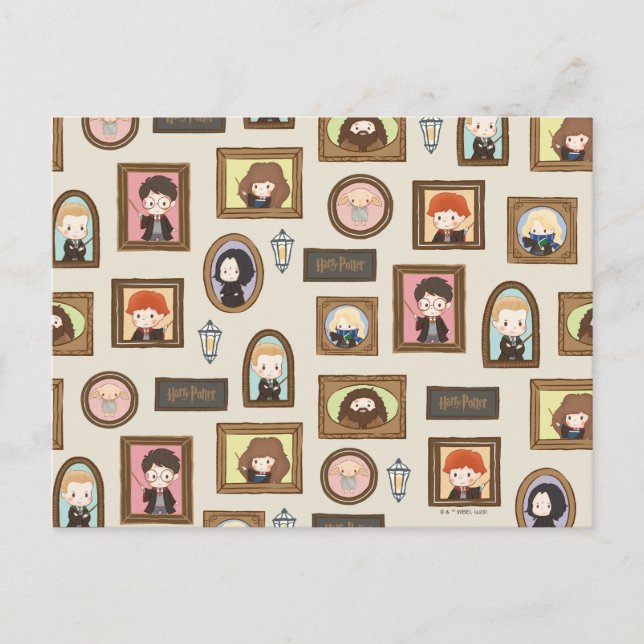 Carte Postale HARRY POTTER™ Chibi Image Frame Motif (Devant)