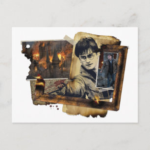 Carte Postale Harry Potter Collage