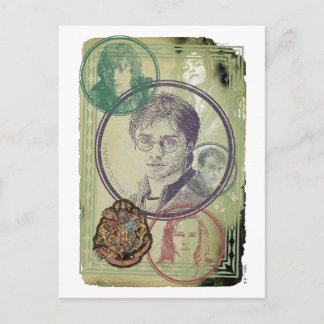 Carte Postale Harry Potter Collage 9