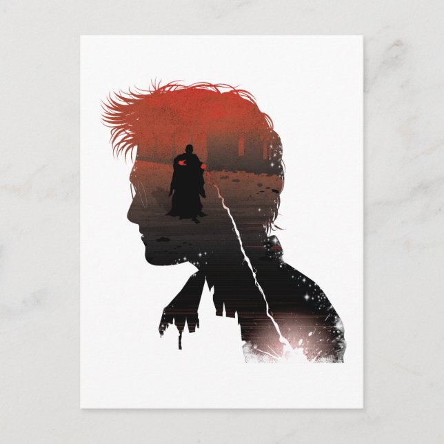 Carte Postale Harry Potter | Duel de magiciens entre Harry et Vo (Devant)