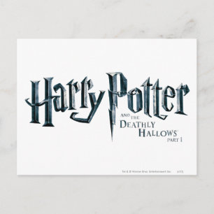 Carte Postale Harry Potter et le logo des hirondelles mortelles 