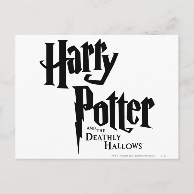 Carte Postale Harry Potter et le logo des hirondelles mortelles  (Devant)