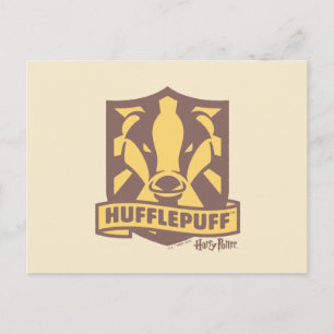 Carte Postale HARRY POTTER™   Été Magique HUFFLEPUFF™ Crest