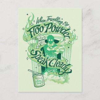 Carte Postale Harry Potter | Graphique de typographie de la poud