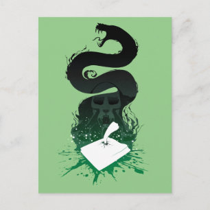 Carte Postale Harry Potter   Graphique du journal de Tom Riddle
