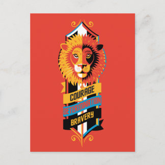 Carte Postale Harry Potter | GRYFFINDOR™ House Traits Sigil