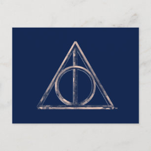 Carte Postale Harry Potter   Hallows Mortels Aquarelle