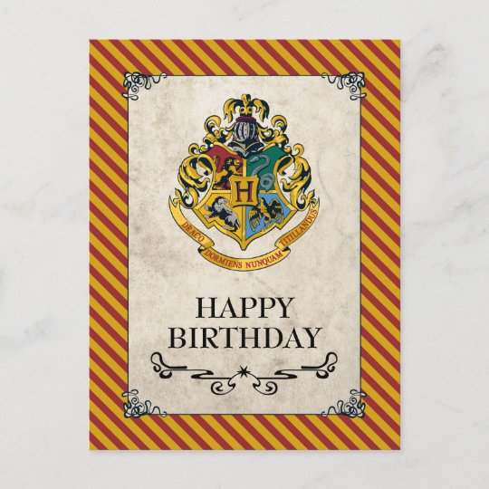 Carte Postale Harry Potter Hogwarts Zazzle Fr