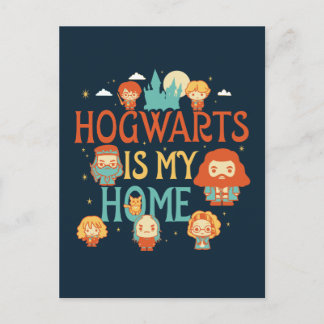 CARTE POSTALE HARRY POTTER™ | HOGWARTS™ EST MA MAISON