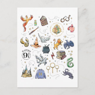 Carte Postale HARRY POTTER™ Icons T