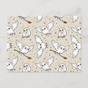 Carte Postale Harry Potter Motif Hedwig