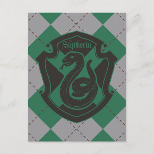 Carte Postale Harry Potter   Slytherin House Pride Crest
