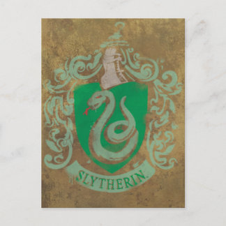 Carte Postale Harry Potter | Slytherin vintage